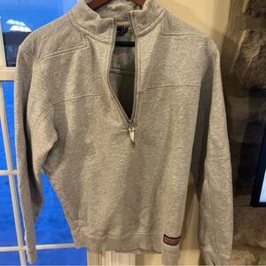 VINEYARD VINES S Small 1/4 Zip Men's Women’s Sweatshirt Gray NBC Sports
